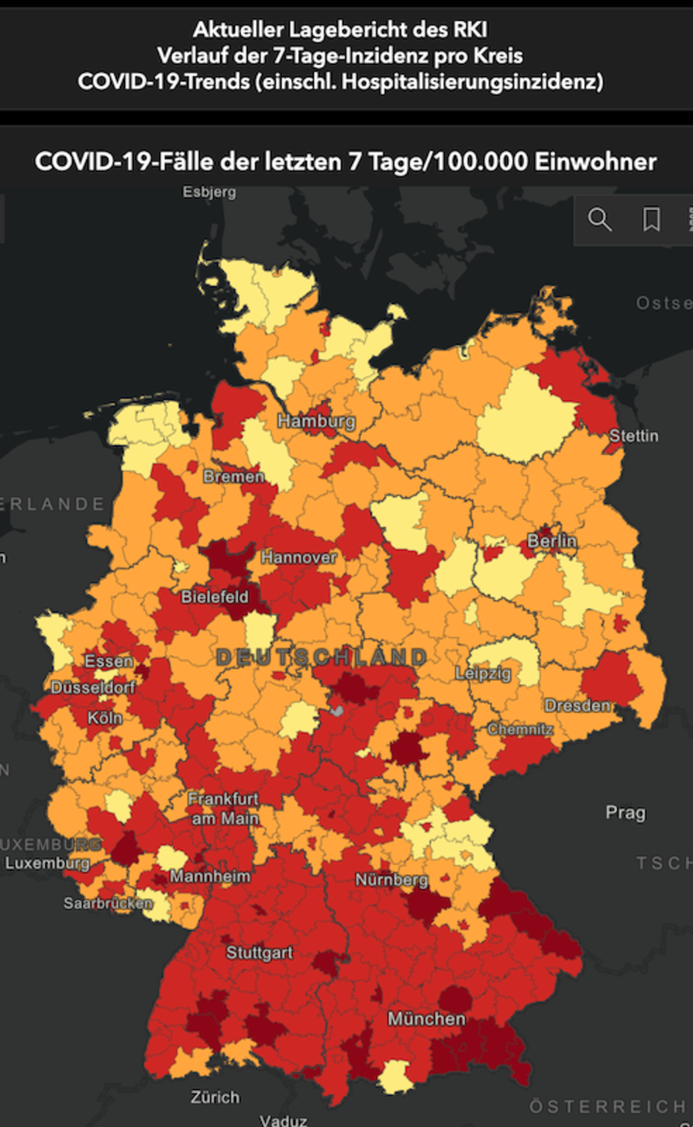 Coronalage in Deutschland