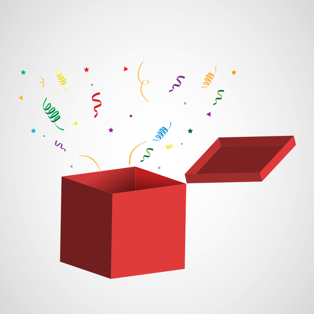 birthday red gift box