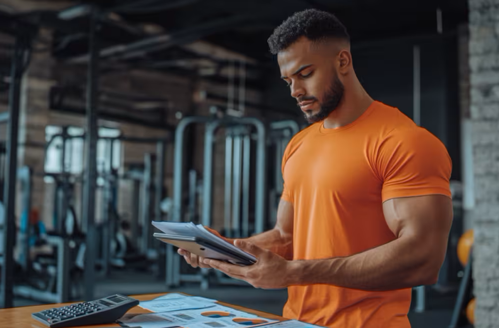 Online fitness coach creates fitness programs for online fitness programs