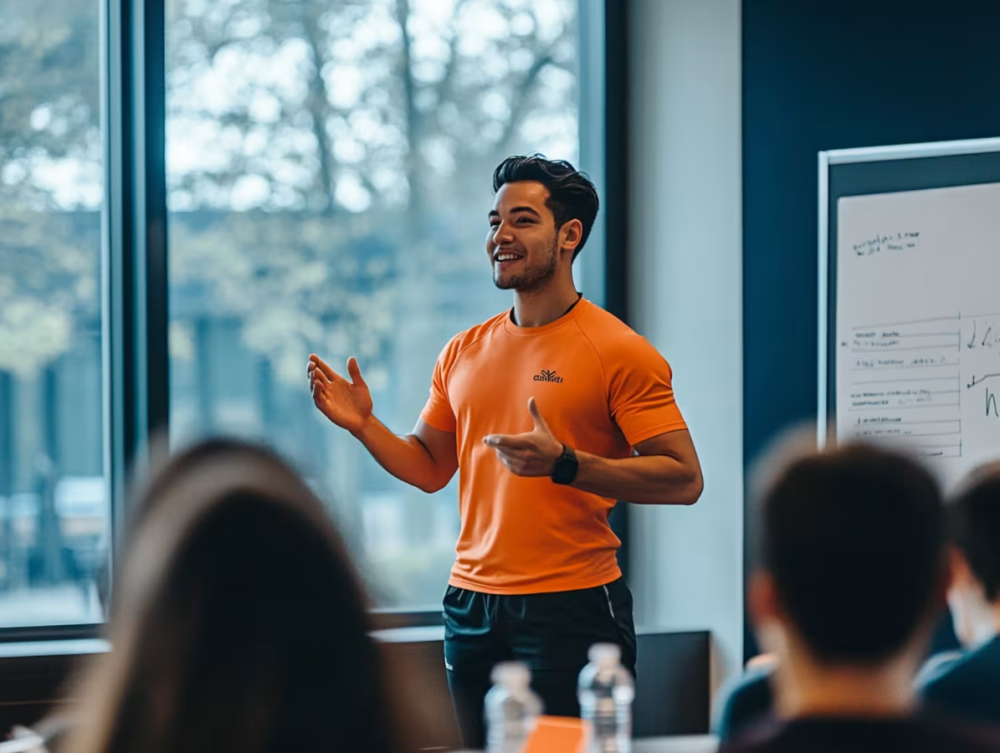 Personal trainer explaining the importance of customer journey in the personal training business