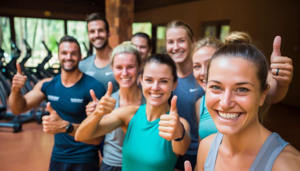 Fitness community ready to achieve their fitness goals