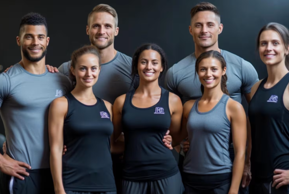 Gym community photo after they finished an effective onboarding process