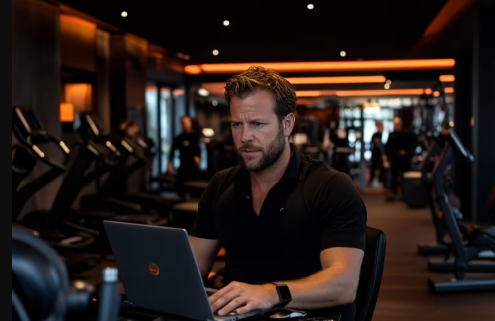 Gym owner creating an AIDA