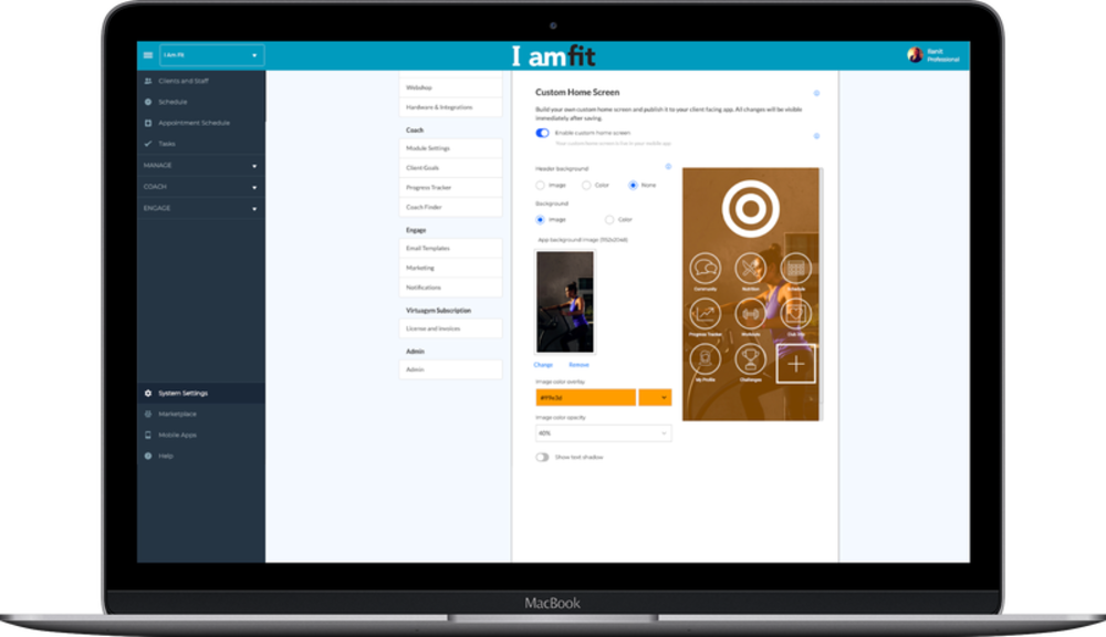 aplicacion home personalizada