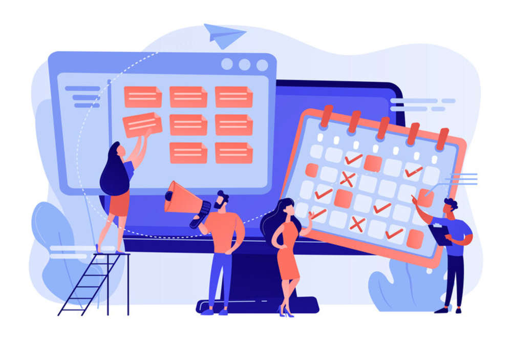 How do I organize a content calendar for my gym?