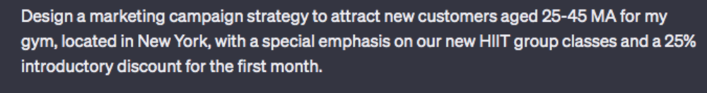 campagne marketing chatGPT