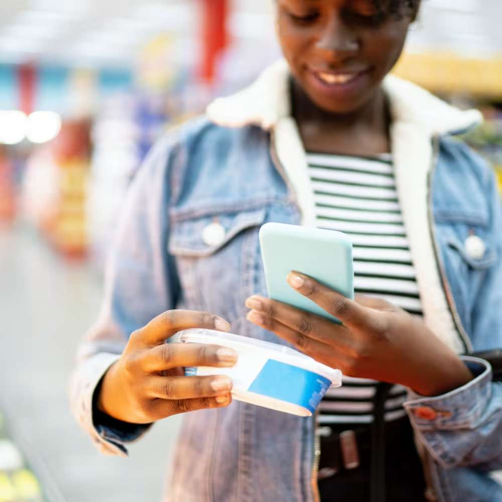 Scan foods on the go