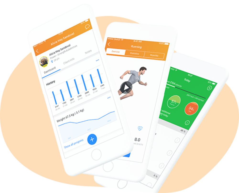 personal training apps software coaching personal trainers corporate health
