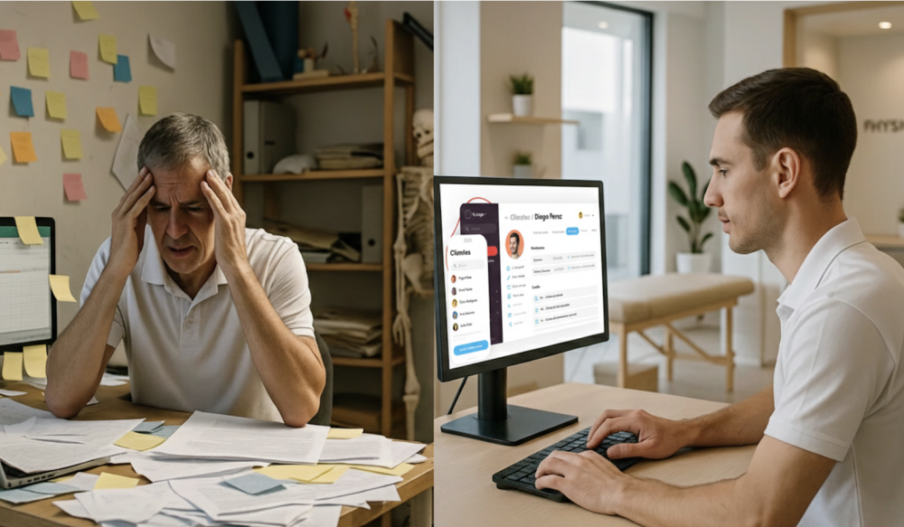 Centro de fisioterapia consulta documentos de facturación y su historia en internet