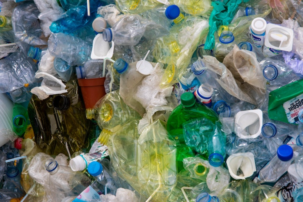 A picture of many used plastic bottles