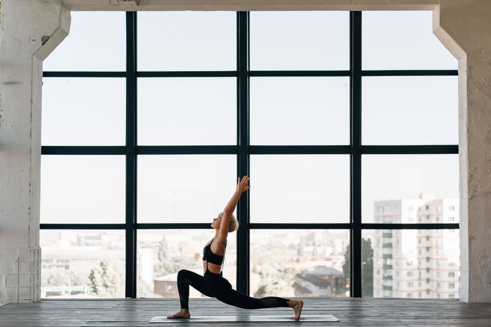 Yoga-Studio mit Aussicht