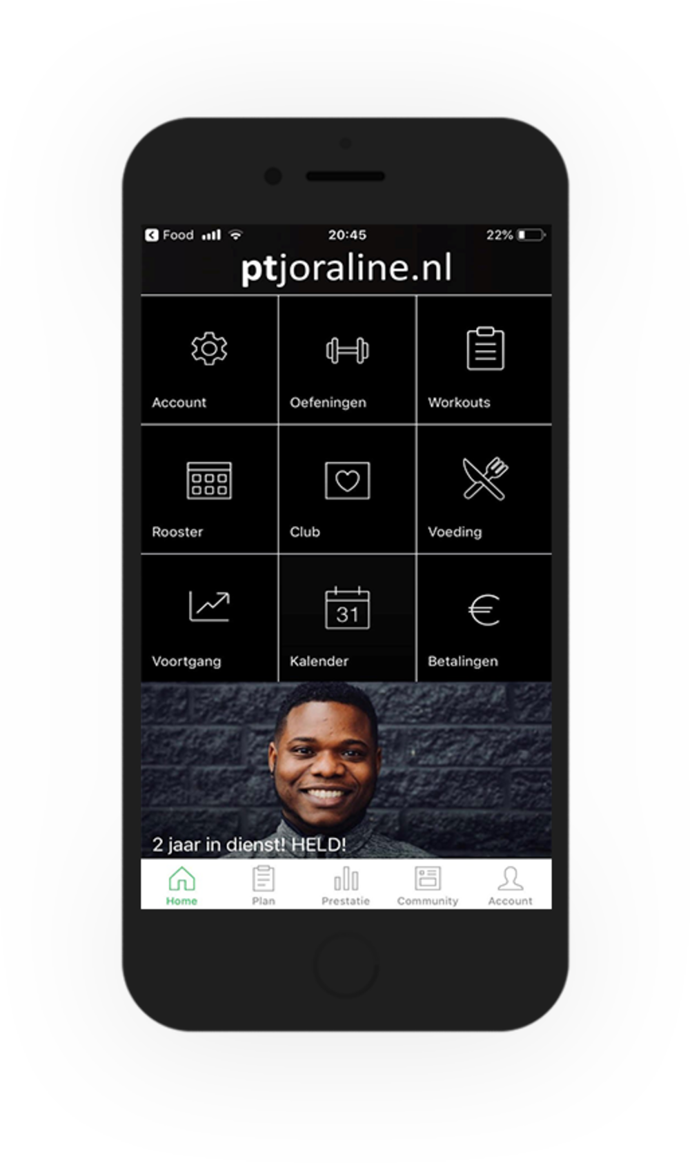 virtuagym app ptjoraline software personal training