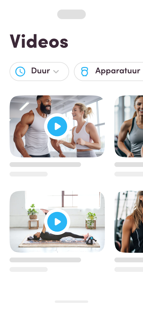 video work-out planner