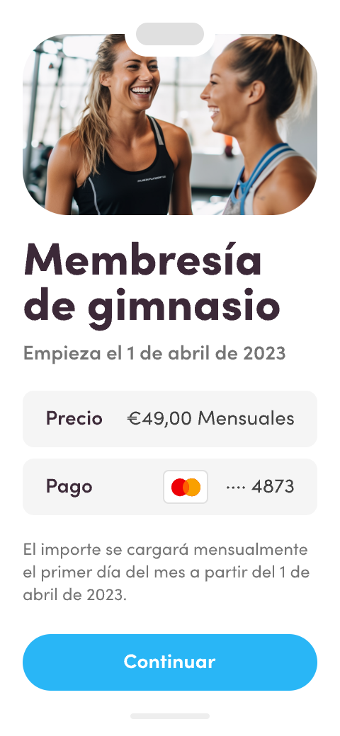 Compra de membresías