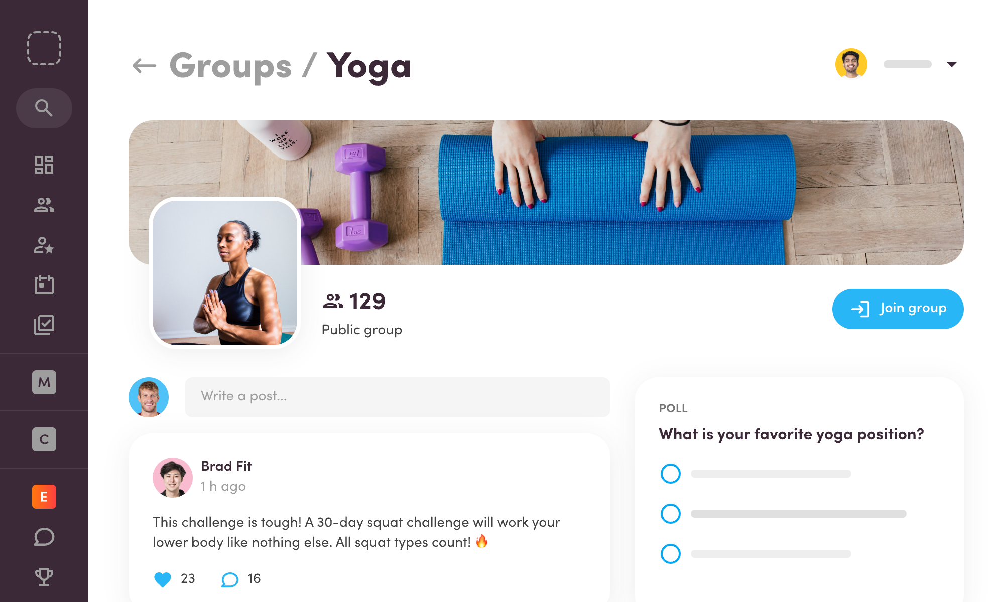 Create community groups