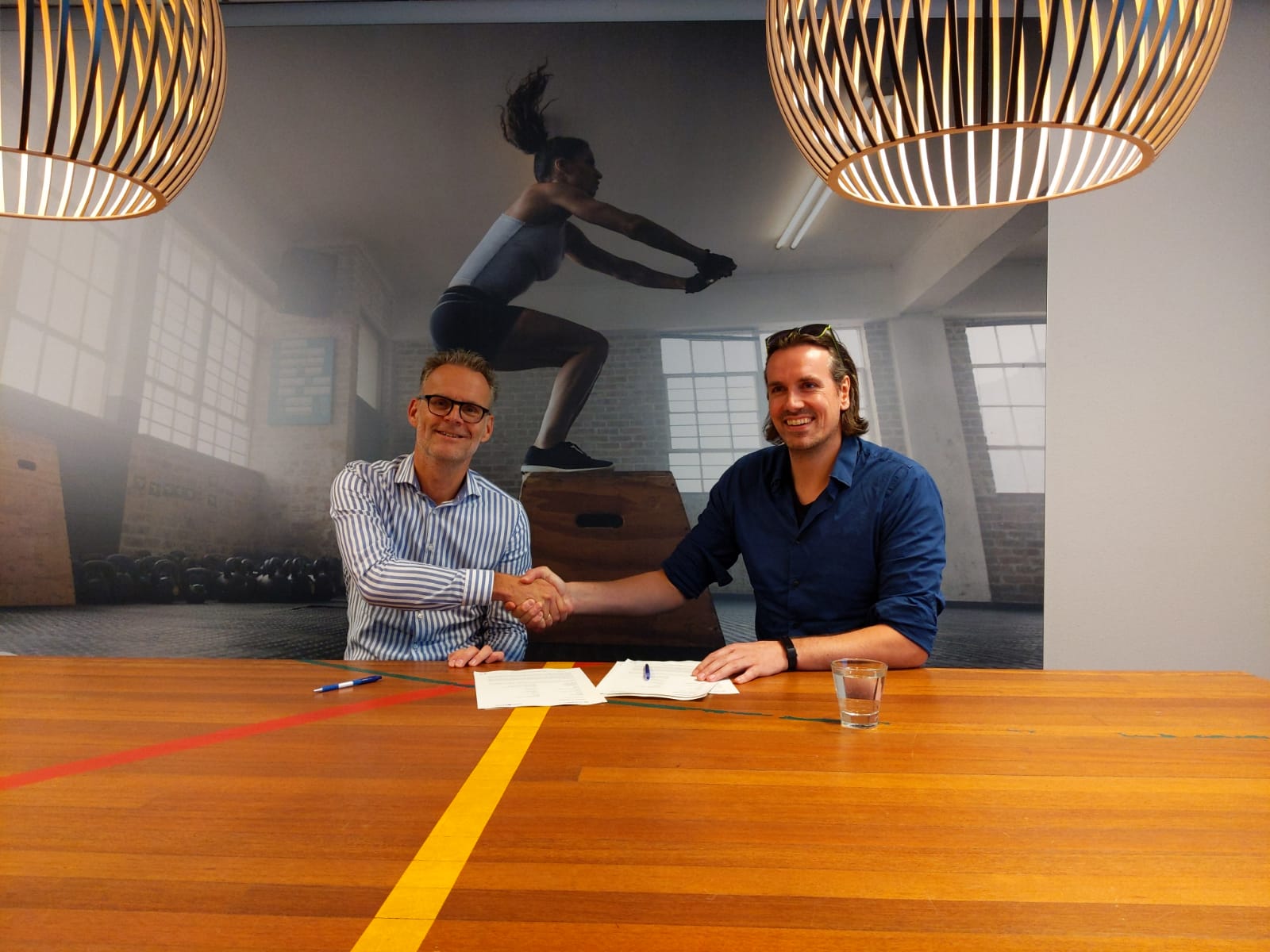 Partnership agreement between CEO of Virtuagym and High Five