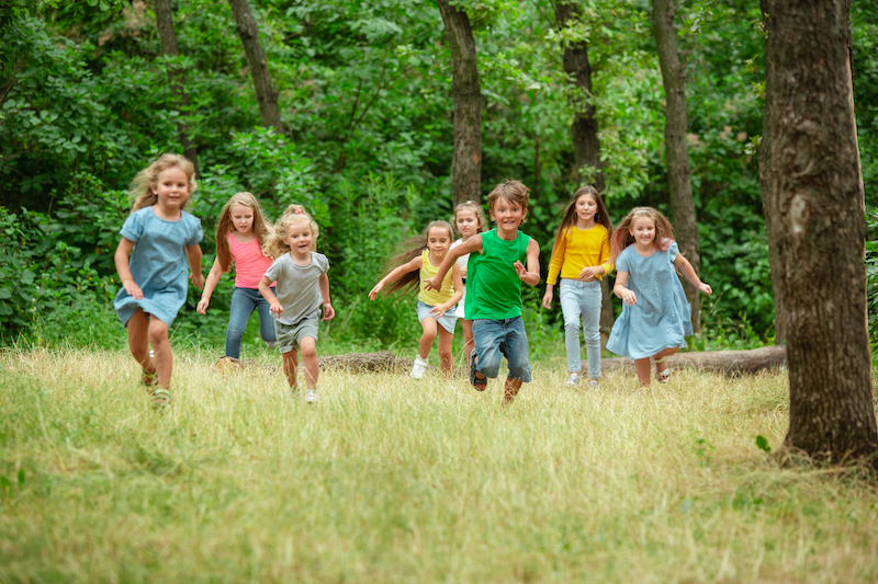 Sport ist ebenfalls gesund und wichtig für Kinder