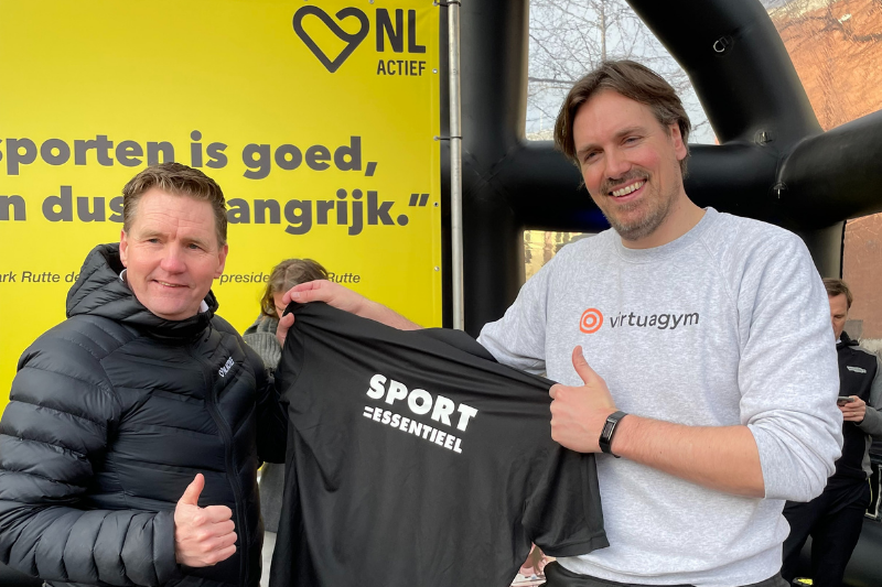 NL Actief petitie overhandiging in Den Haag voor sport is essentieel