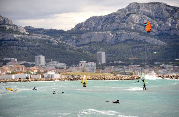 French biking and surfing