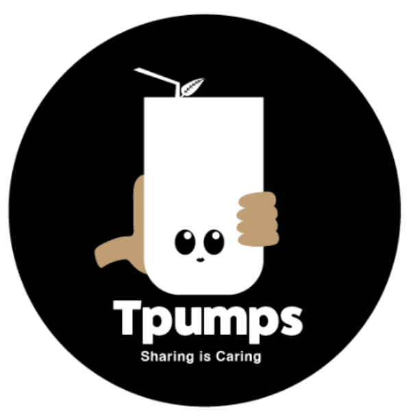 Concept 1: the cup character in white on a black circle badge.