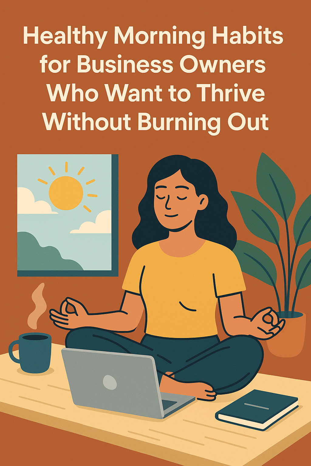 mental health tips for entrepreneurs,how to avoid burnout in business,healthy routines for business owners,entrepreneur stress management,work-life balance for founders,productivity without stress,mindfulness techniques for leaders,healthy habits for business success