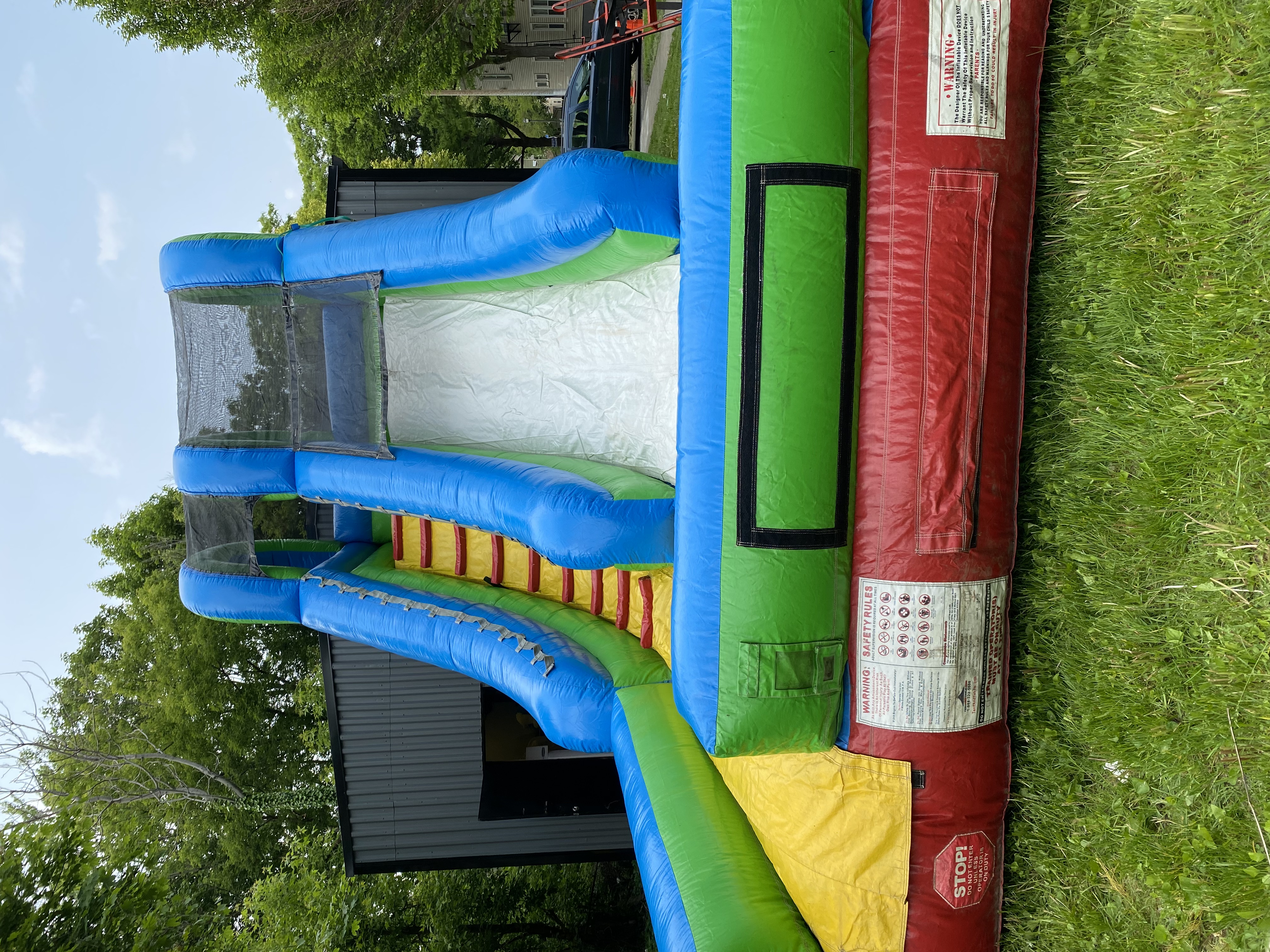 colorful waterslide 16ft