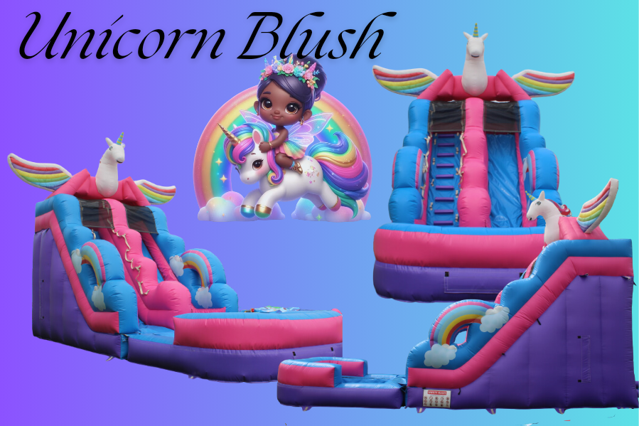 Unicorn Waterslide for Rent
