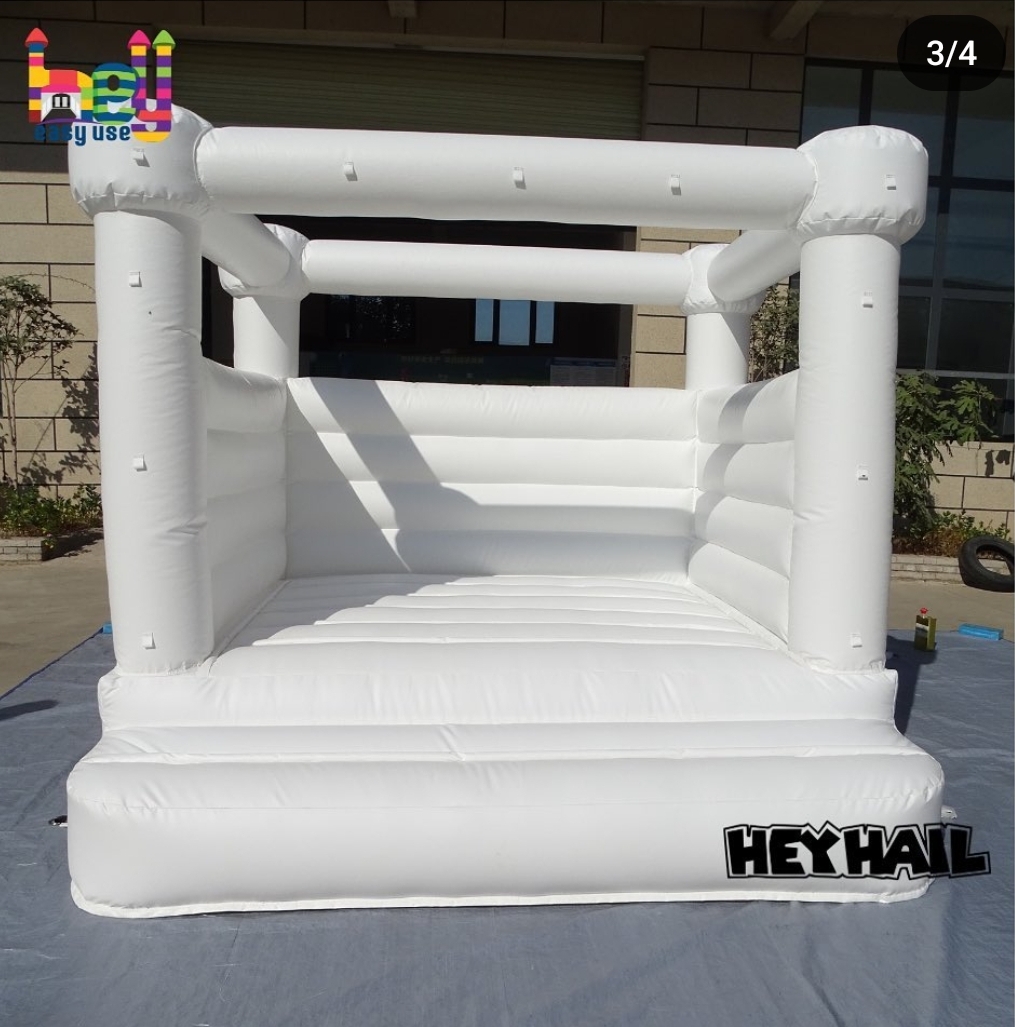 White Toddler Bounce House