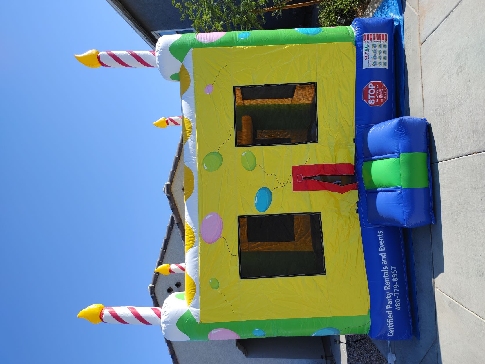 Birthday Cake Bounce House