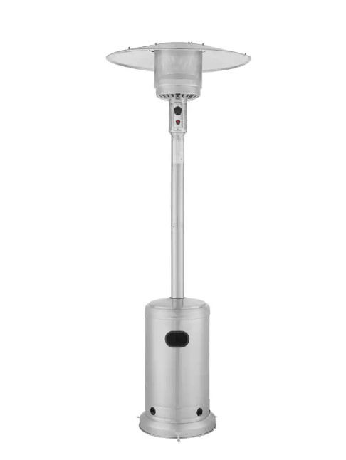 Stainless Steel Patio Heater with Wheels