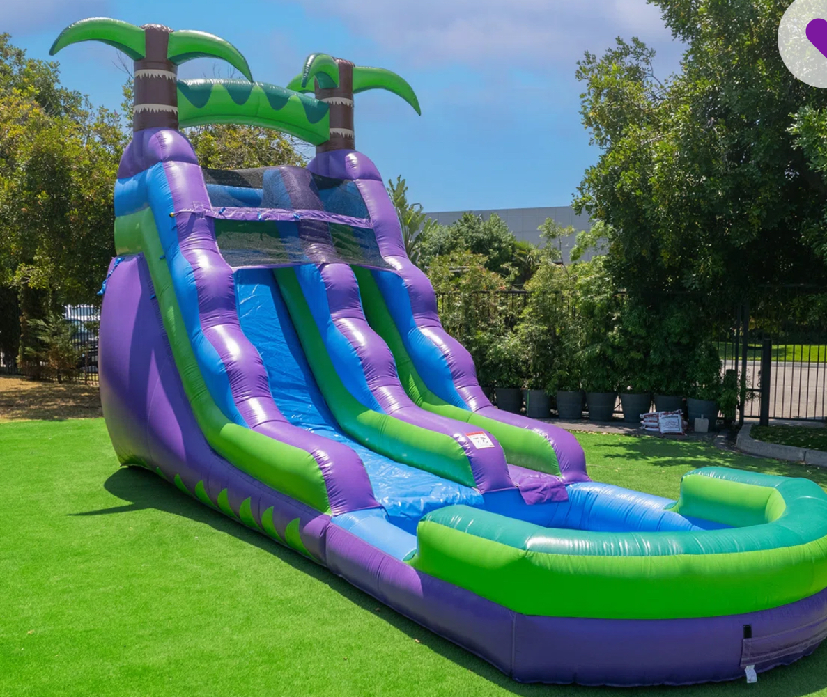 16- Foot inflatable water slide 