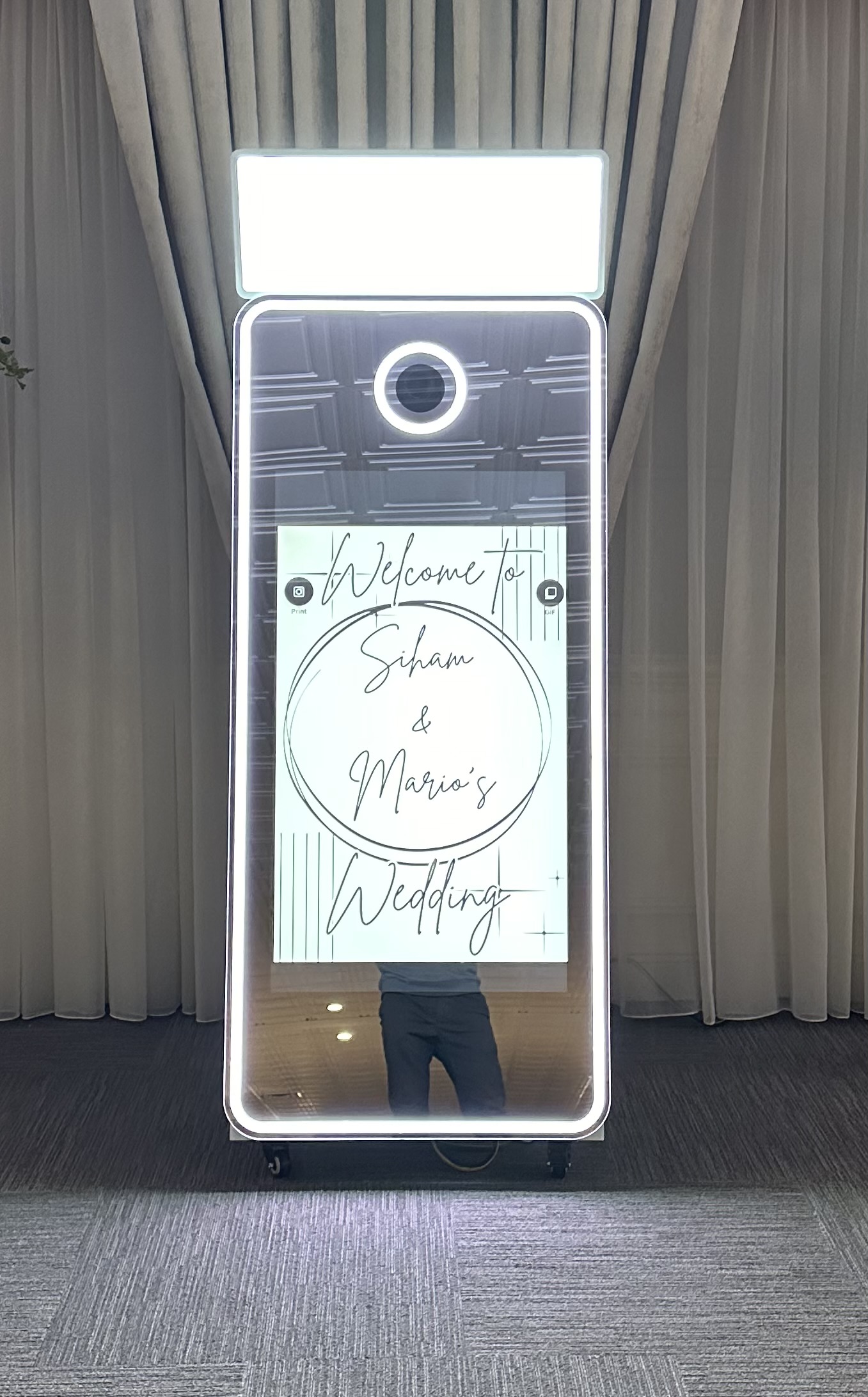 Tall Mirror Photo Booth