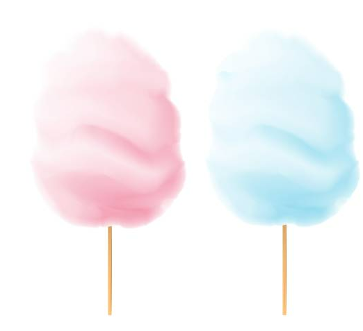 Additional Cotton Candy Servings (50 Servings) – Sticks & Floss Included 