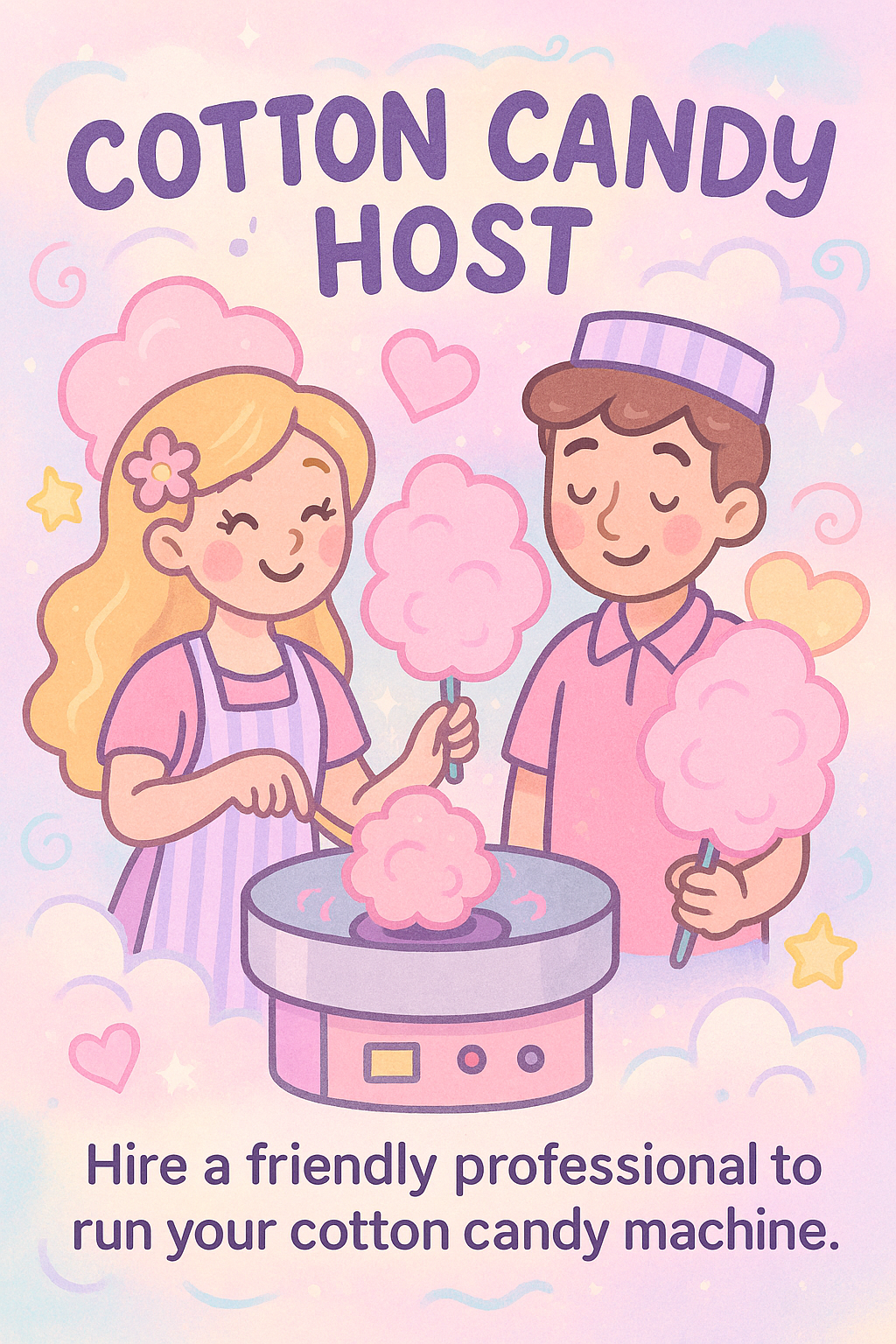 ALL DAY Event Cotton Candy Host / Machine Operator 
