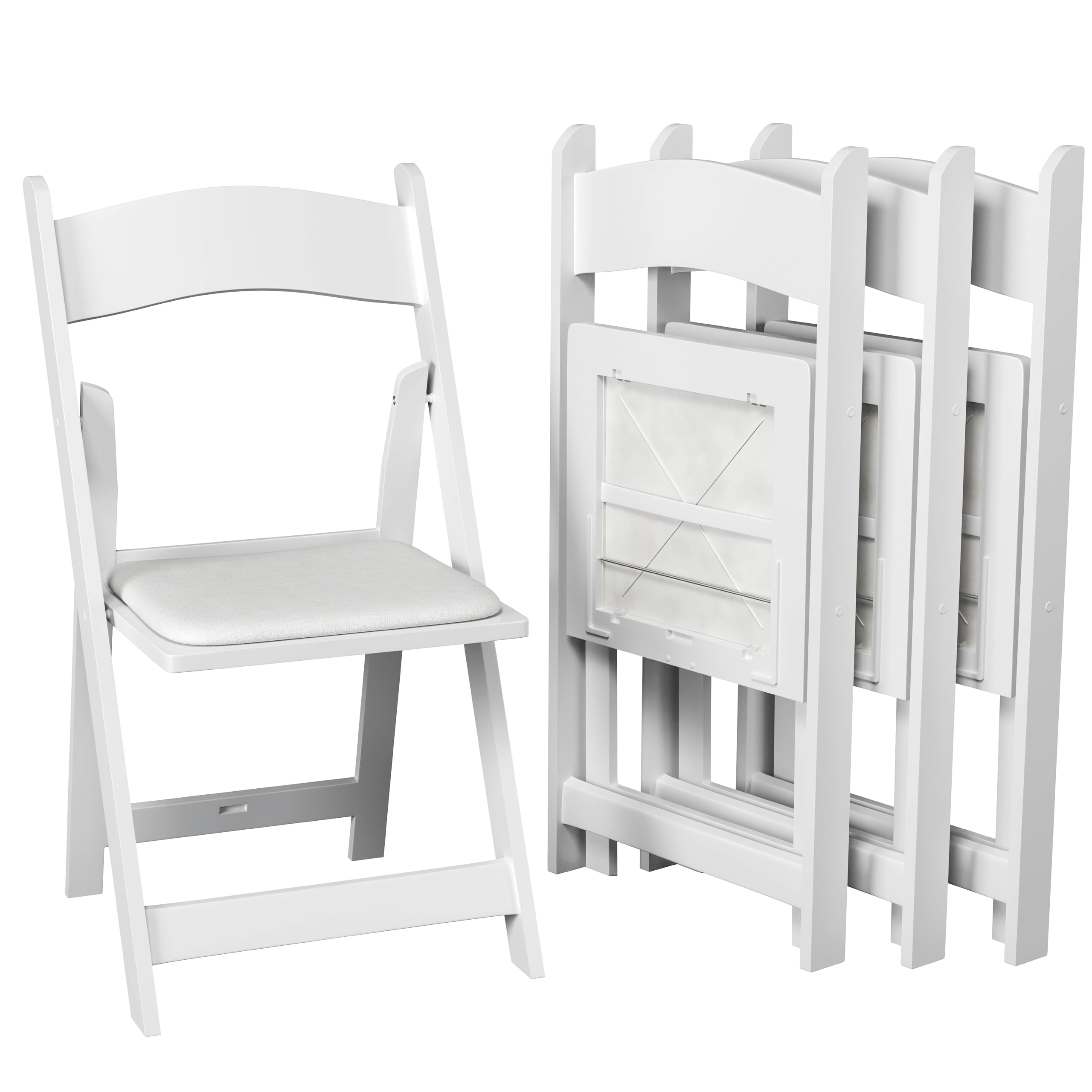 White Resin Chair