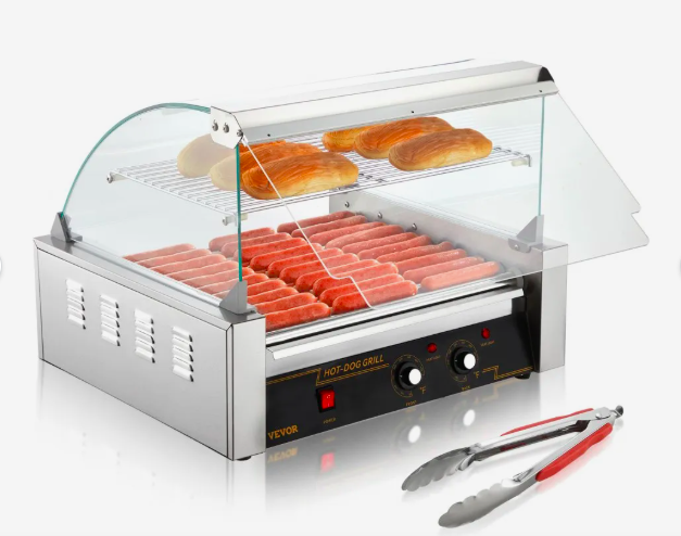 Hotdog Roller and Bun Warmer