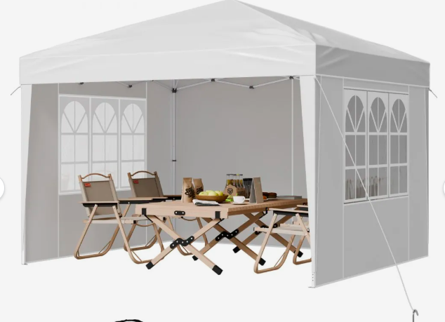 Celebration Package 25 PPL: Includes 1-10x20 Tent with side walls, 4 tables, 25 chairs, and your choice of 2 concession Items