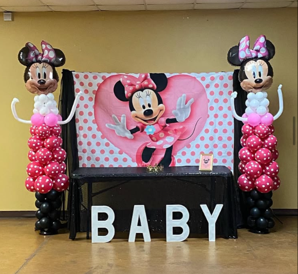 Minnie Mouse Balloon Column
