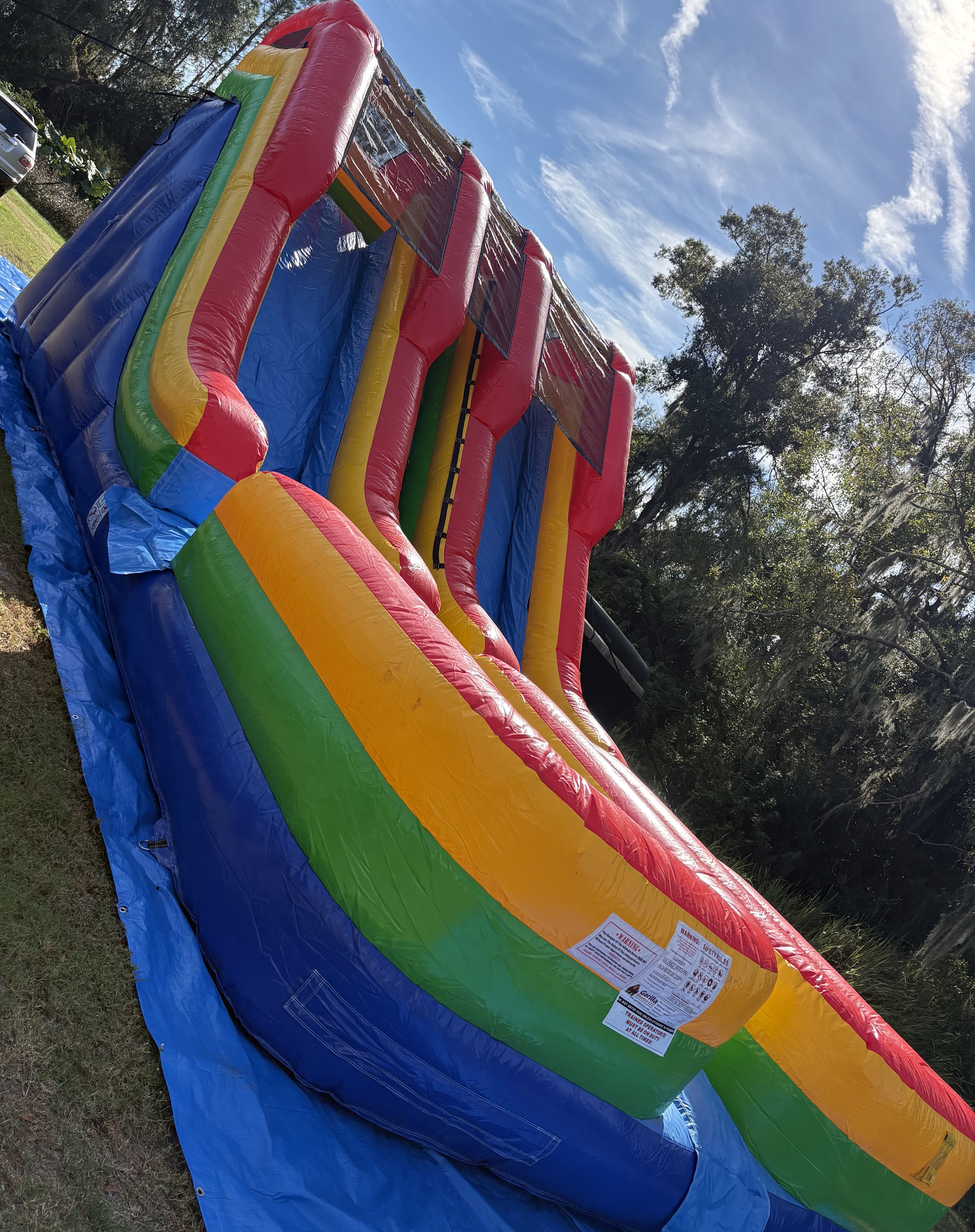 Dual lane Marble Waterslide