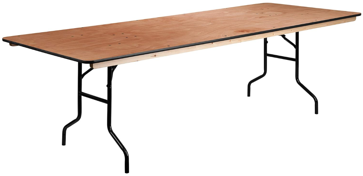 8 Foot Wood Table