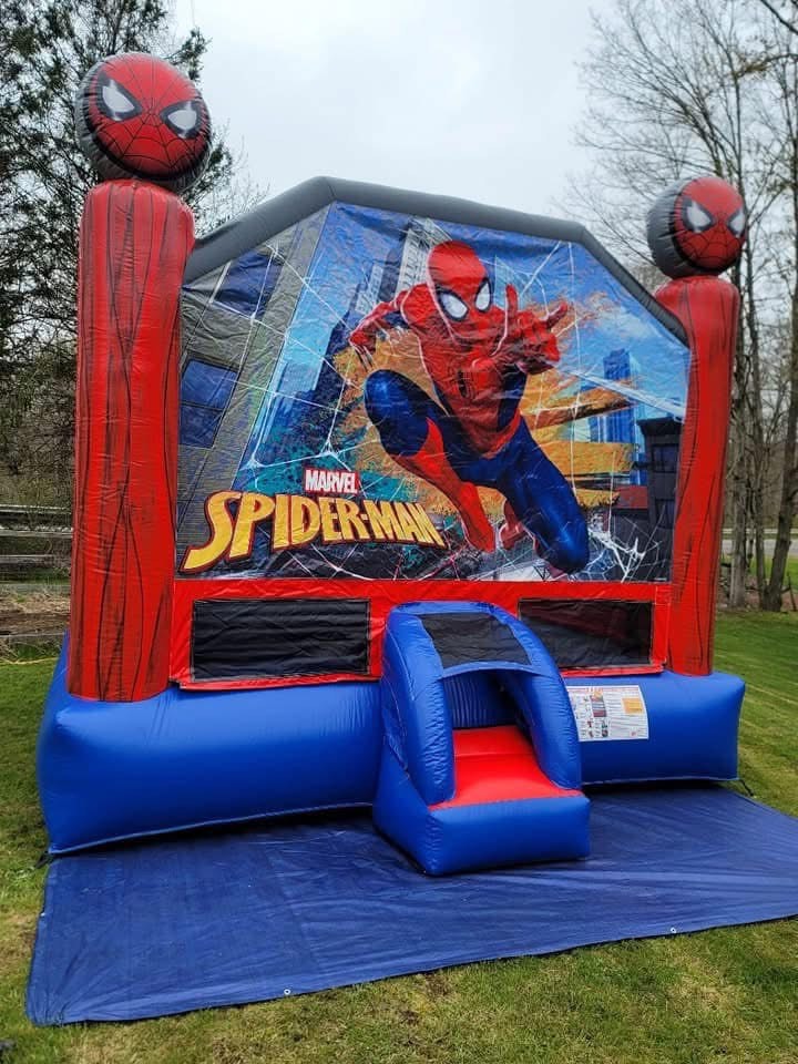 Spiderman bounce house