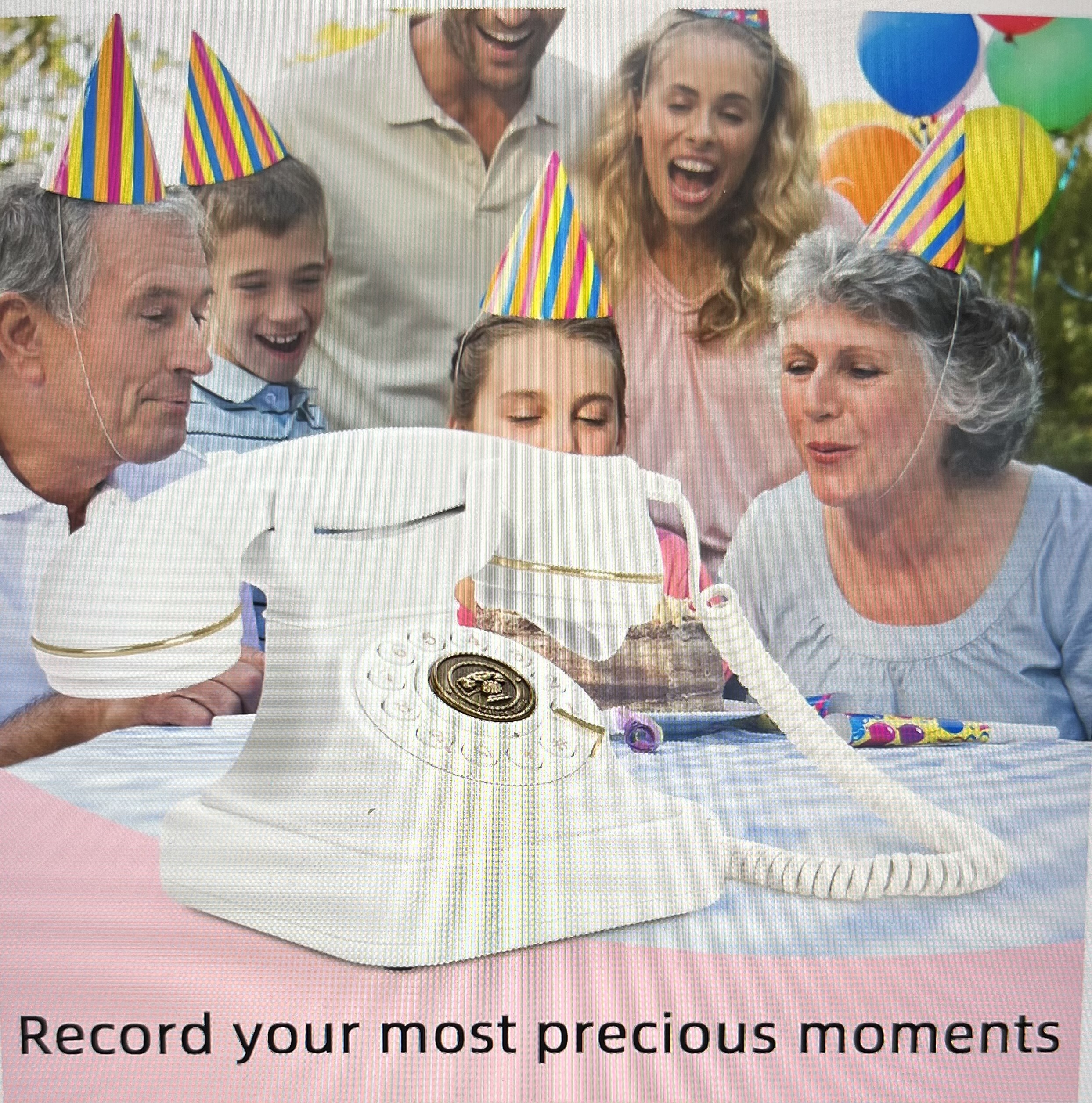 Audio guestbook telephone