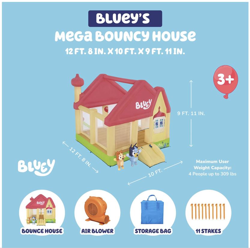 Bluey Mega Bounce House