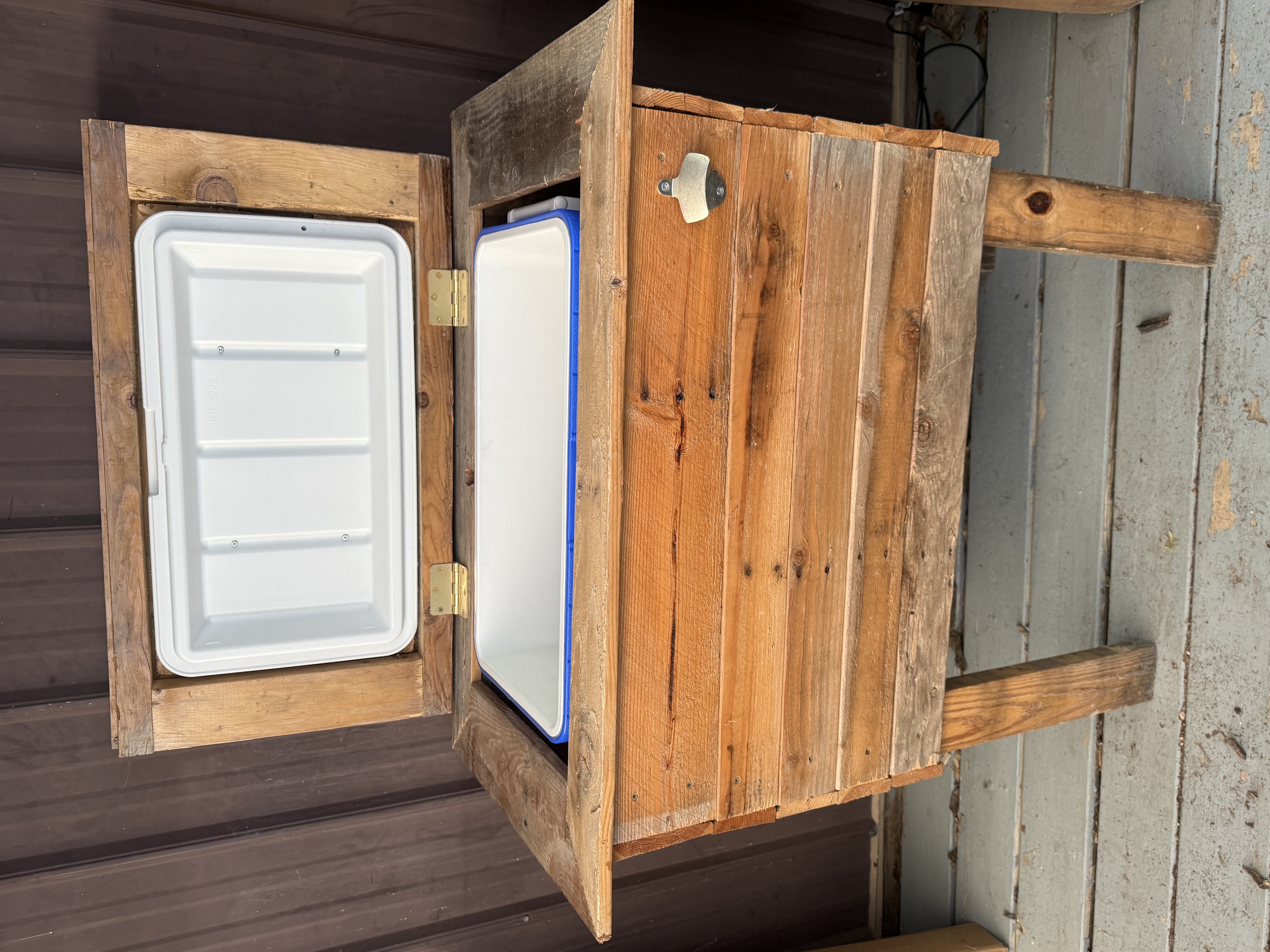 Rustic Beverage Cooler