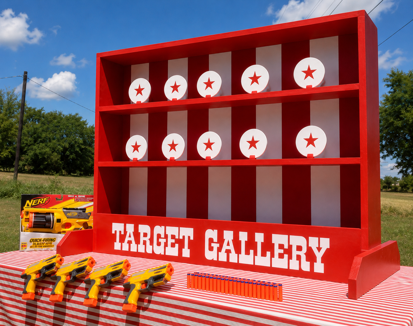 Nerf Gun Target Game 