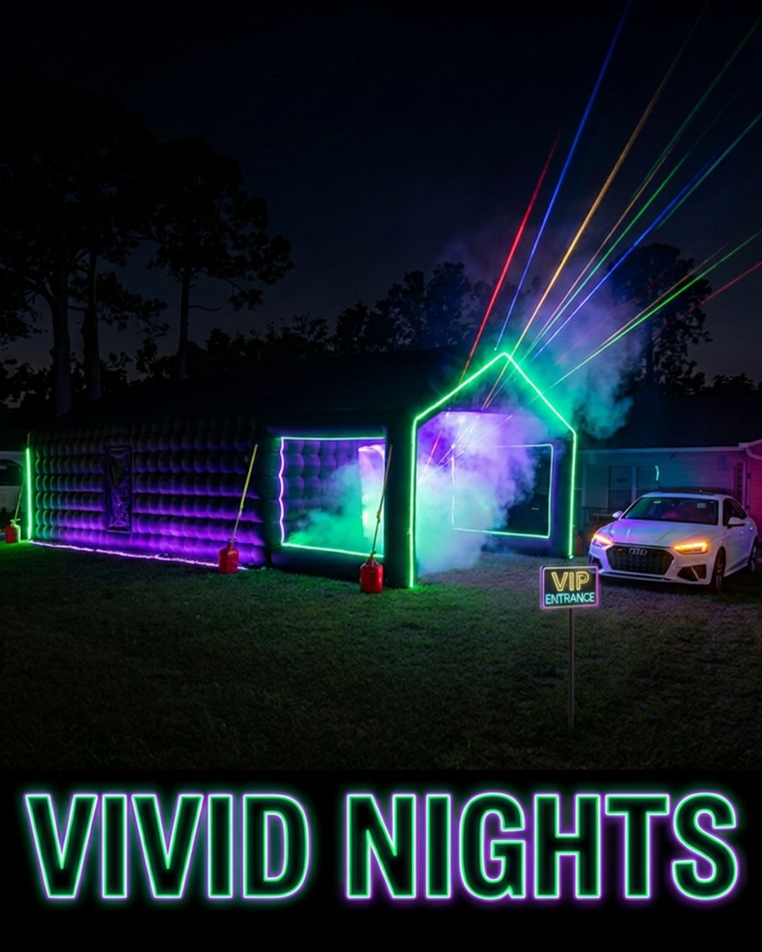 LARGE INFLATABLE NIGHT CLUB/GAZEBO