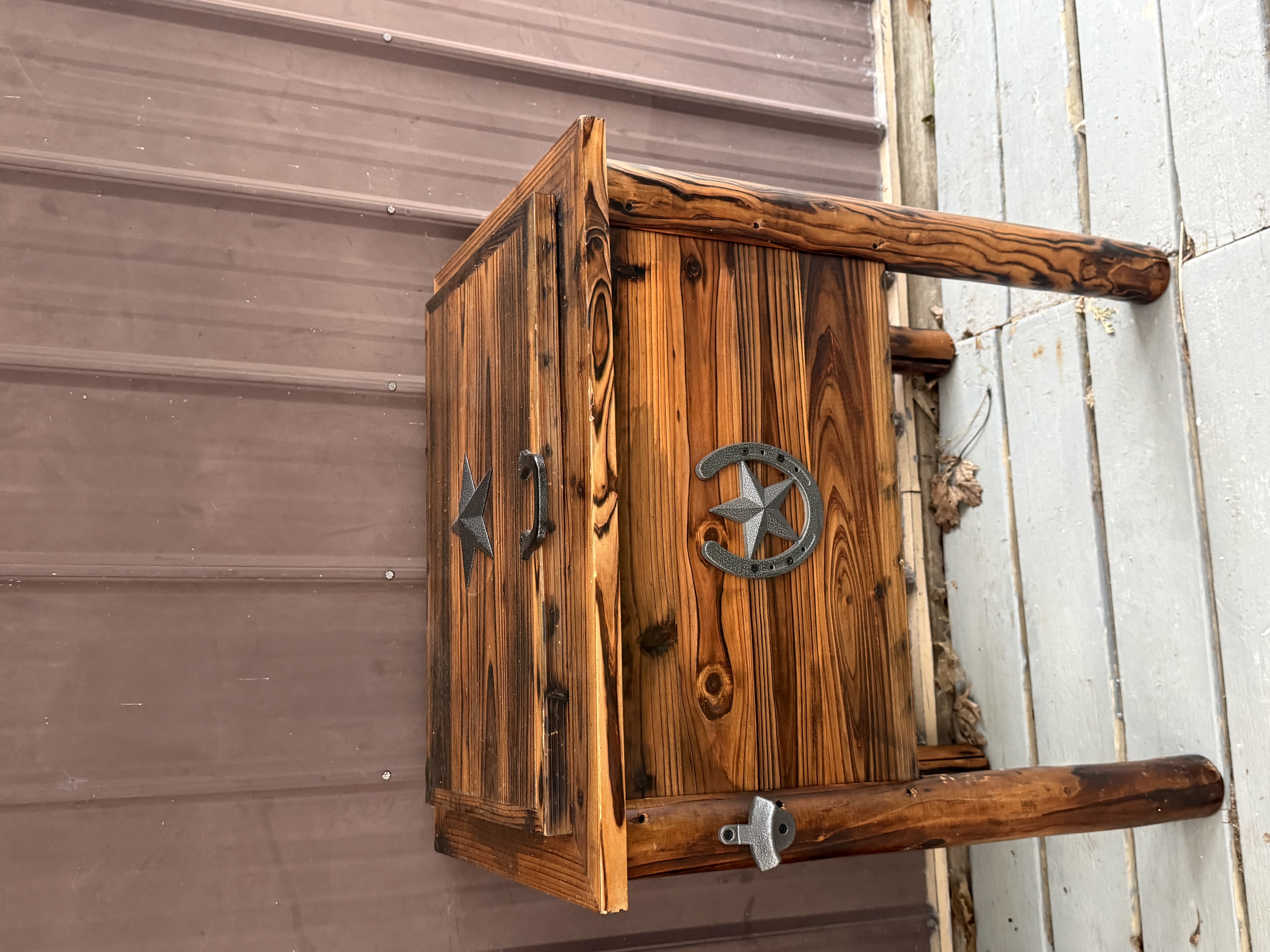 Rustic Western Beverage Cooler