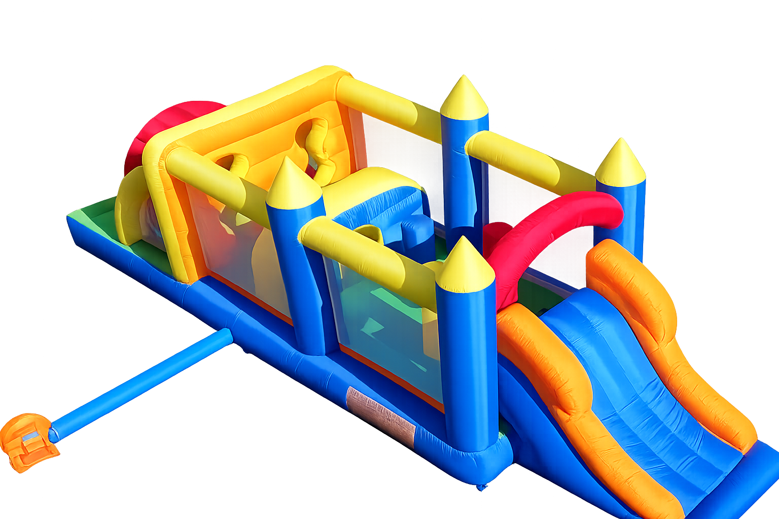 20.5FT(L) Extended Inflatable Obstacle Course Bounce House for Kids