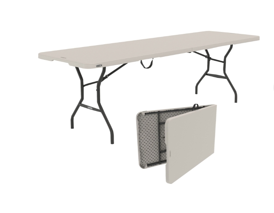 Lifetime 8 ft folding table 