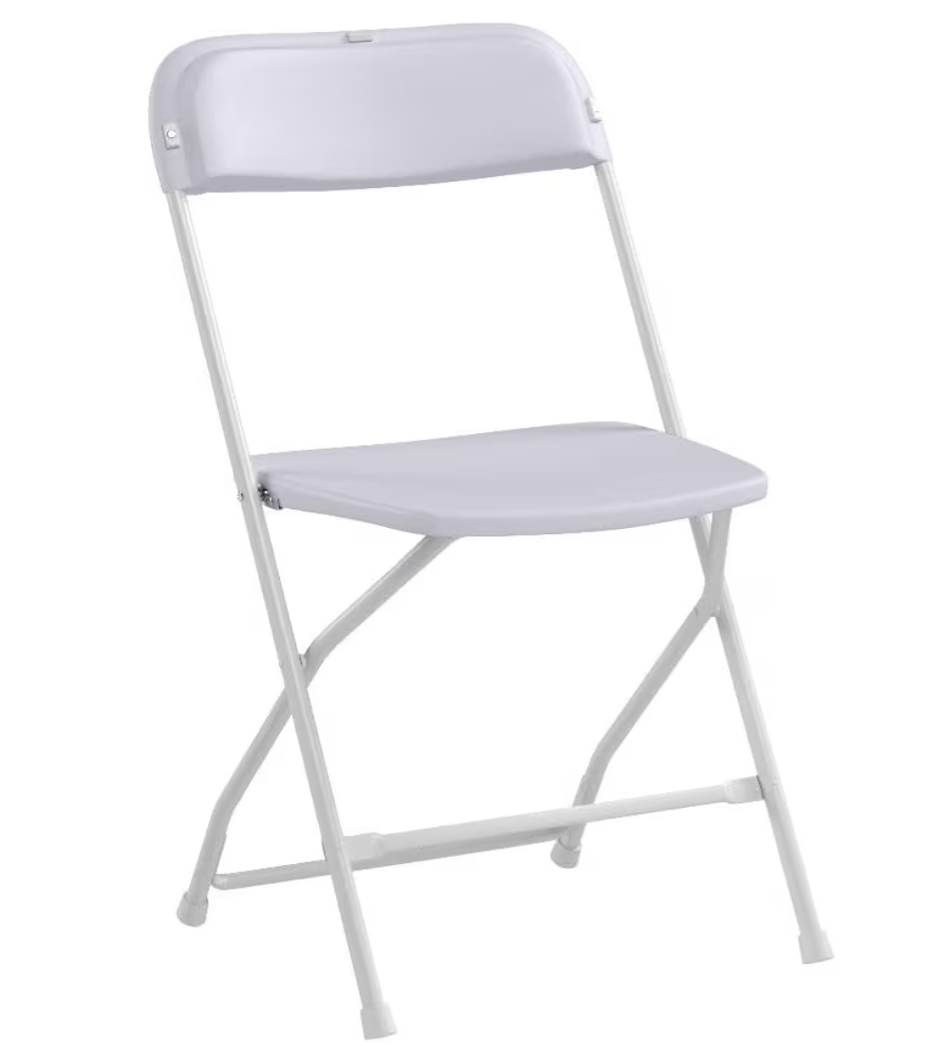 White Folding Chair 